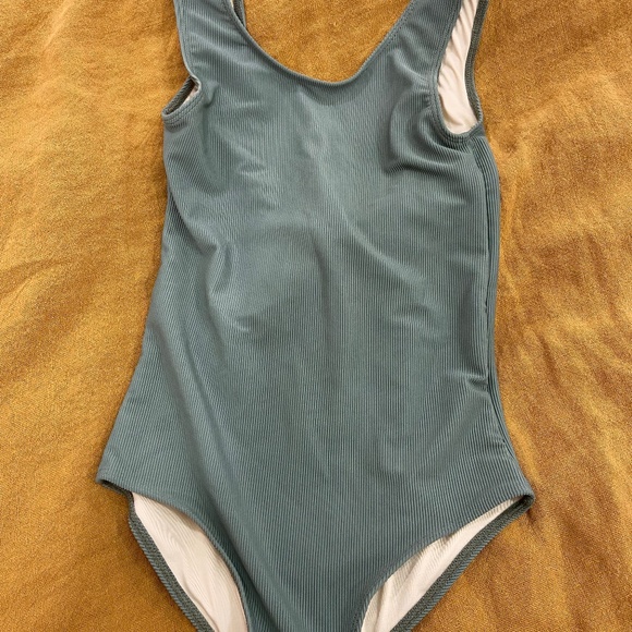 Brand New, Never Worn June Park One Piece Girls Scoop Back Swimsuit Size 12